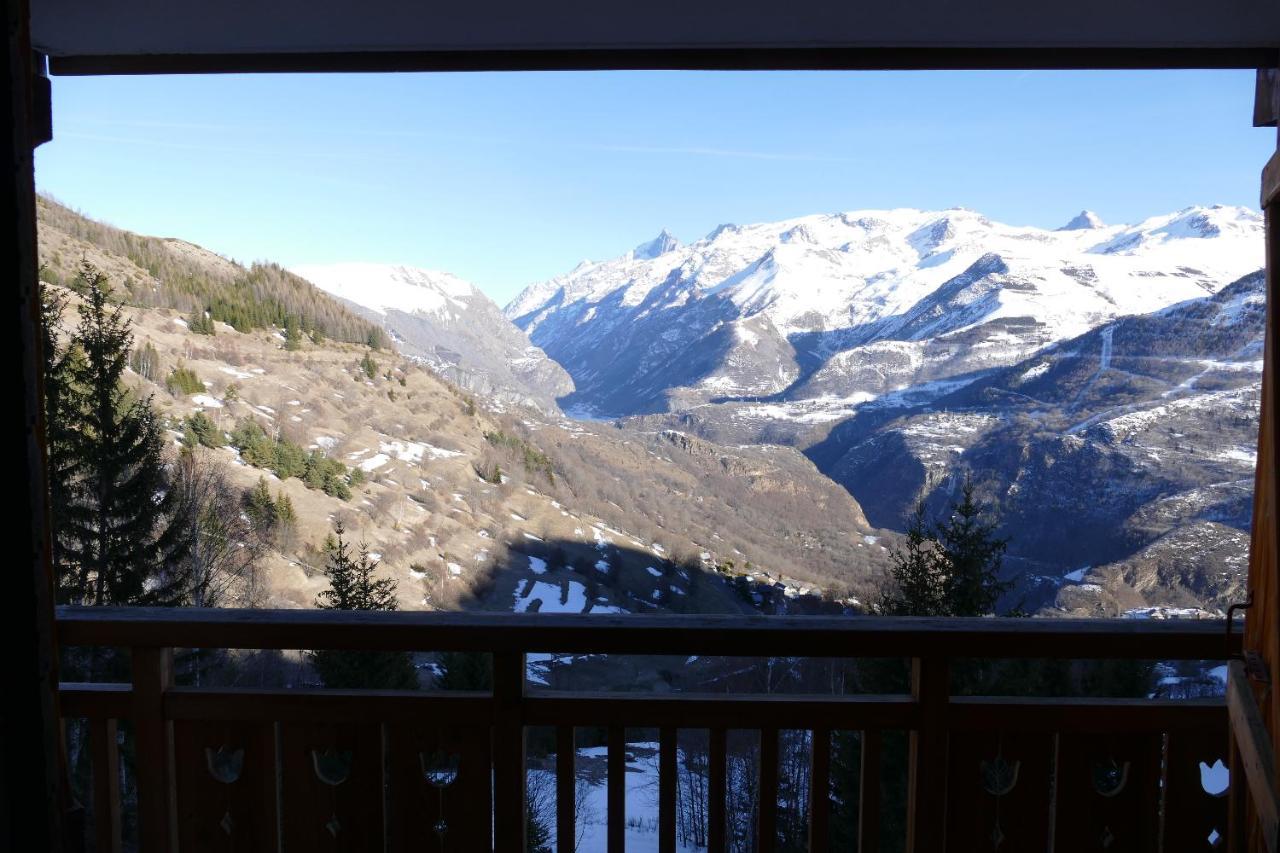 Studio Coin Montagne A Auris En Oisans Avec Vue Magnifique Bagian luar foto