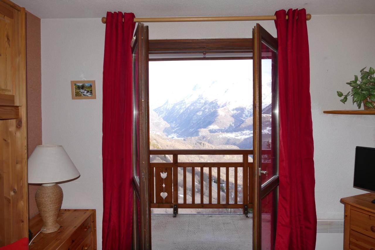 Studio Coin Montagne A Auris En Oisans Avec Vue Magnifique Bagian luar foto