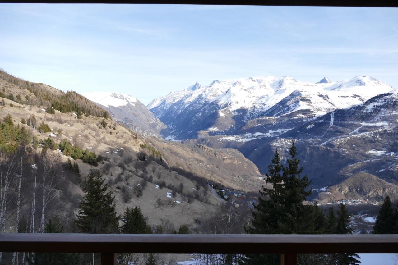 Studio Coin Montagne A Auris En Oisans Avec Vue Magnifique Bagian luar foto