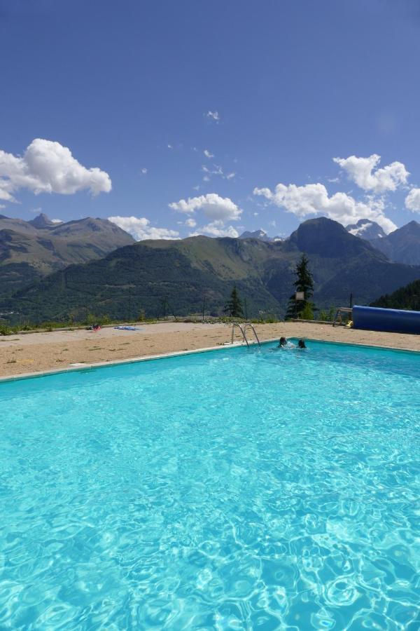 Studio Coin Montagne A Auris En Oisans Avec Vue Magnifique Bagian luar foto