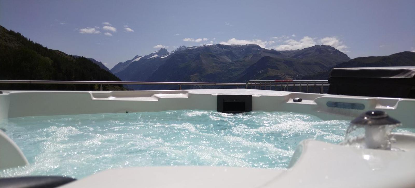 Studio Coin Montagne A Auris En Oisans Avec Vue Magnifique Bagian luar foto